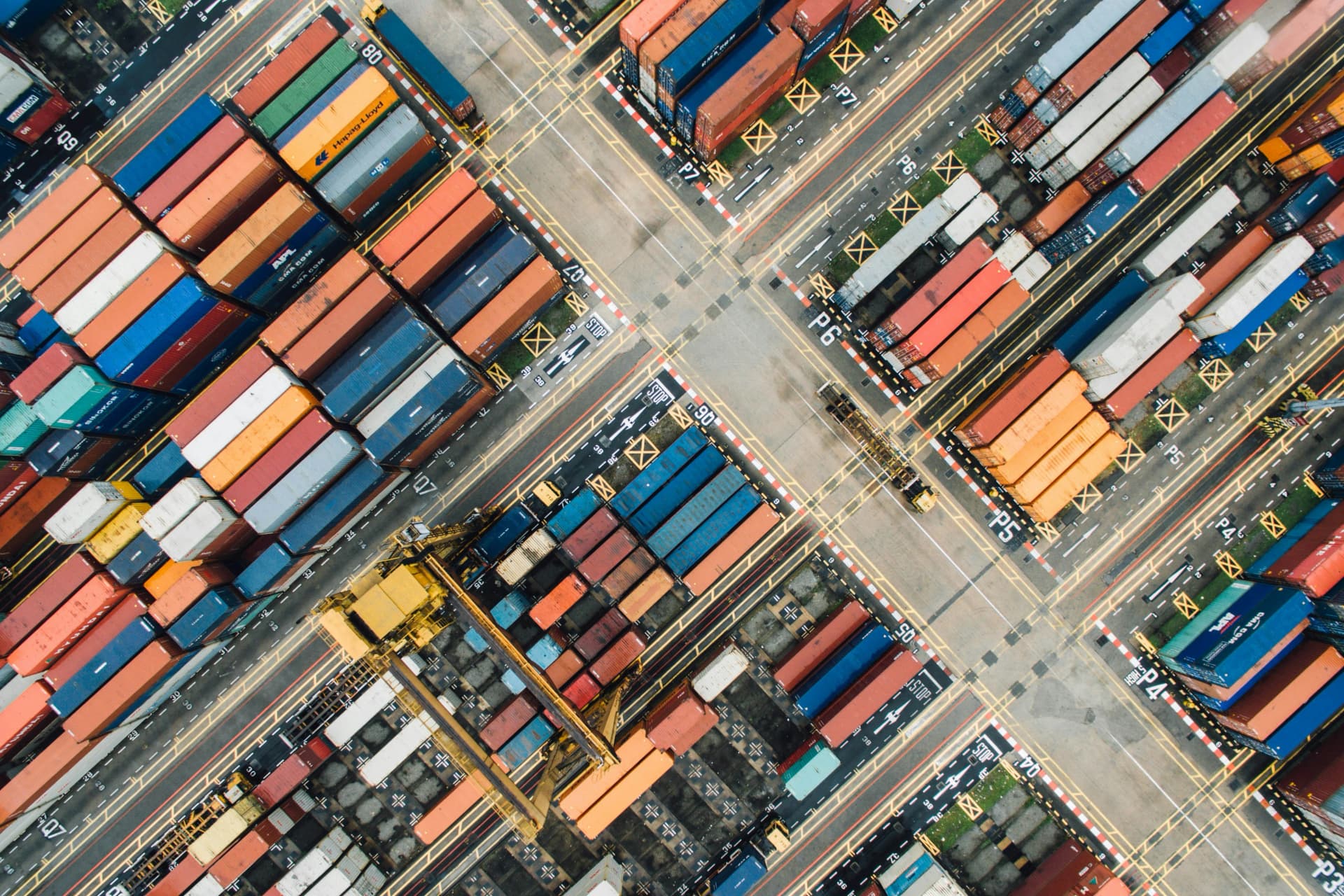 Modern logistics warehouse